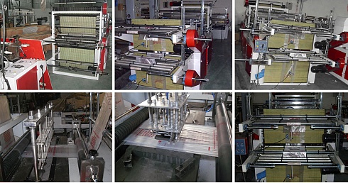 Двухручьевая пакетоделательная машина для производства плоских пакетов и пакетов "Майка" в рулоне CP-600RT