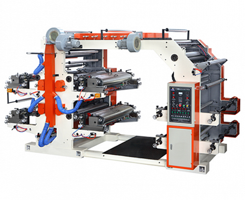 Флексографическая четырехцветная печатная машина YT-4